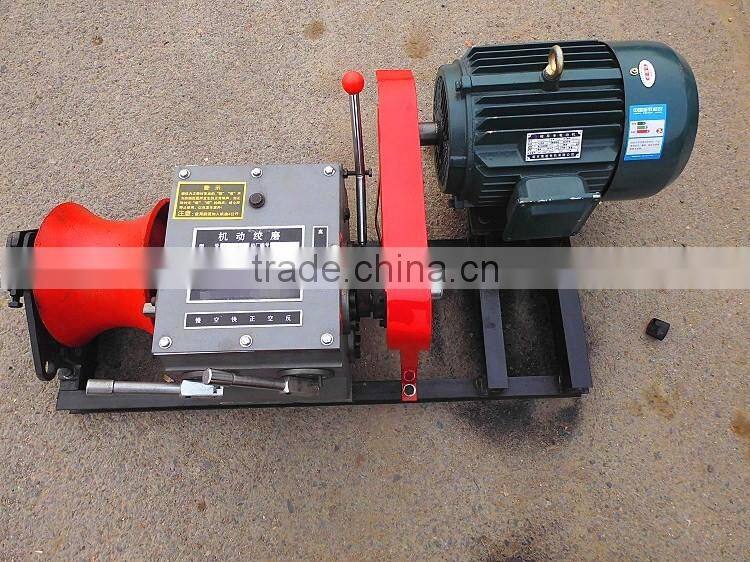 3T Electric cable winding winch ,cable pulling winch , portable small cable winches