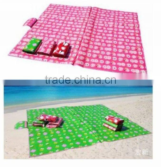 Woven pp foldale beach mat(TM-BM-002)