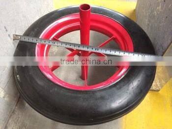 high quality wheel barrow solid rubber wheel 9 inch solid wheel 300/350/400/450/650-4