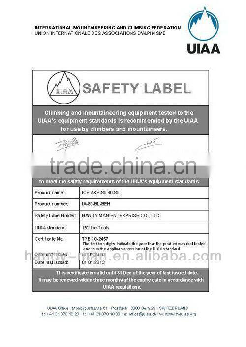 For Mountaineer Climbing Hiking With CE Certificate Ice Axes