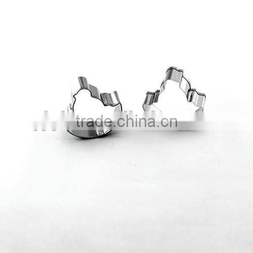 Wholesale stainless steel cookie cutter FDA kids biscuit mold baby chick shape animal cookie cutter