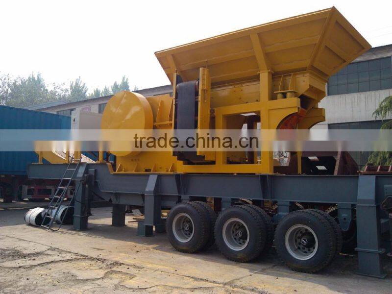 China strong portable jaw crusher for river stone quarry