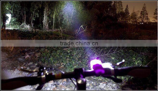 USB Rechargeable Front Headlamp Headlight Silicone Bike Light