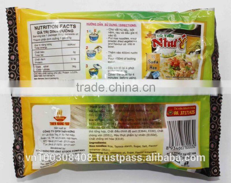 PORK INSTANT RICE NOODLES - "HU TIEU"