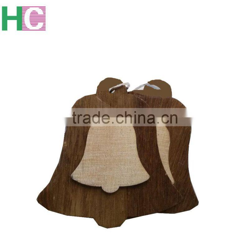 Handmade wooden DIY hanging ornaments