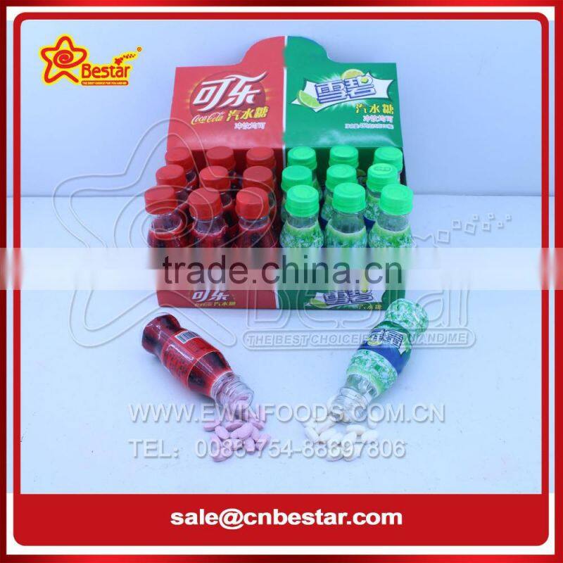 Cola and Sprite Bottle Packing Soda Hard Candy 9g