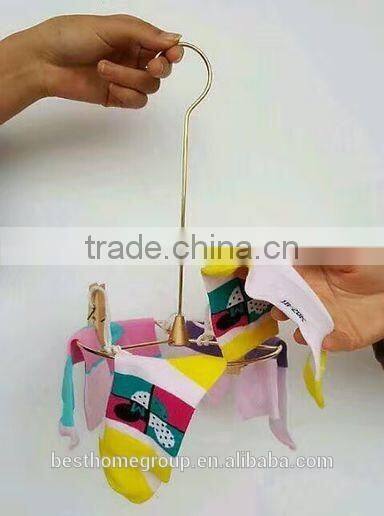 Multifunction sock hanger