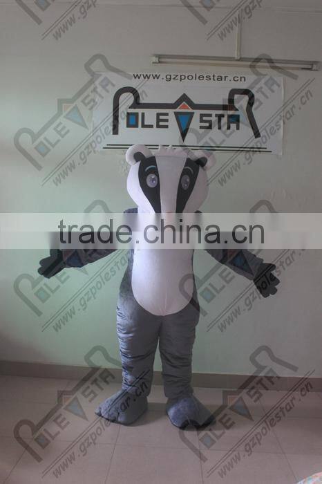 The mole cartoon mascot costume