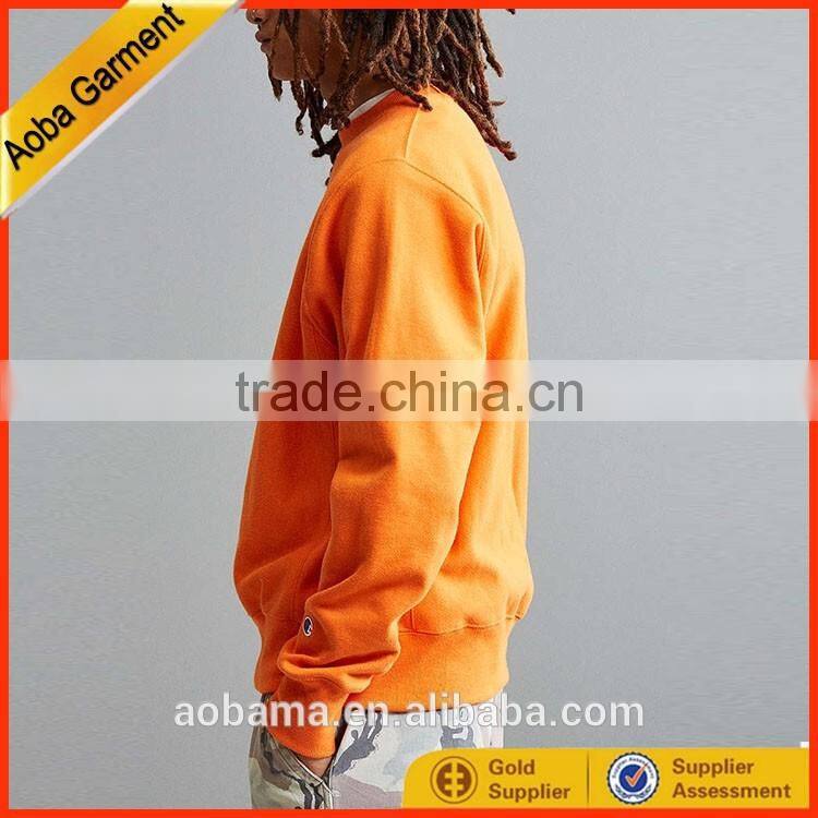 make in china fleece crew neck sweatshirt mens clothing