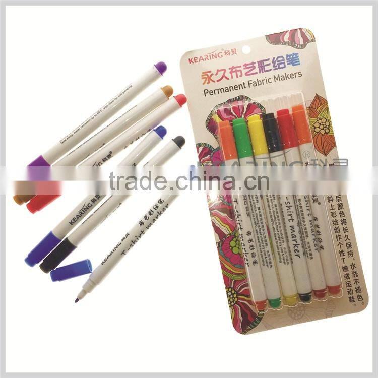 Kearing brand coloured drawing pen set of 6 pieces in blister card package # FM106