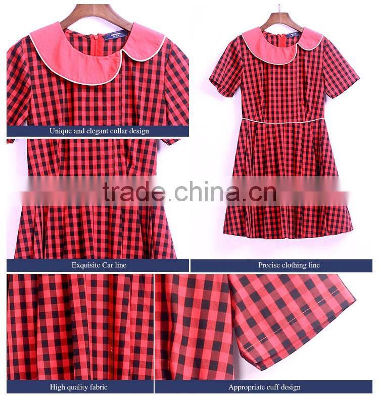 Fashion Design Beautiful Dress School Uniform For Girls