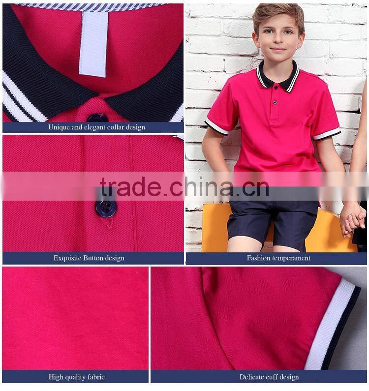 New Design Cotton Polo Shirt For Students Wear