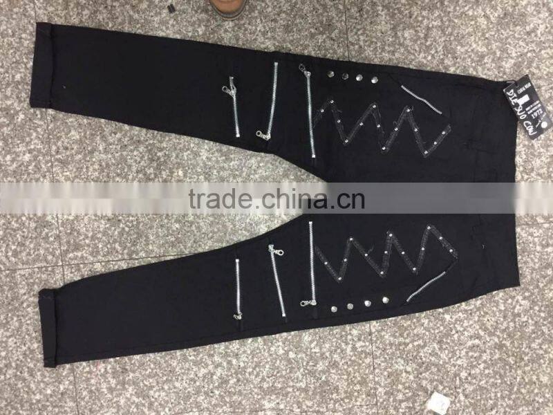 GZY Guangzhou stock lot coolest new fashion new style jeans pants
