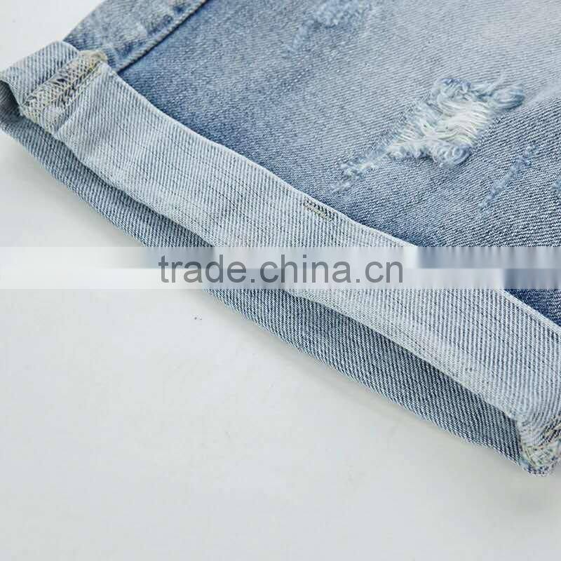 GZY lady summer new denim short ladies jeans top design jeans