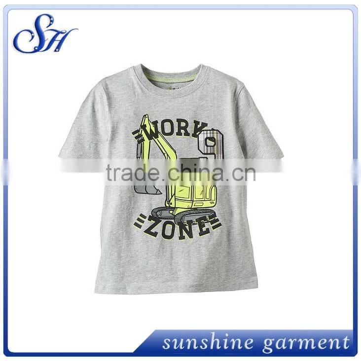 100% cotton wholesale yellow kids t-shirts