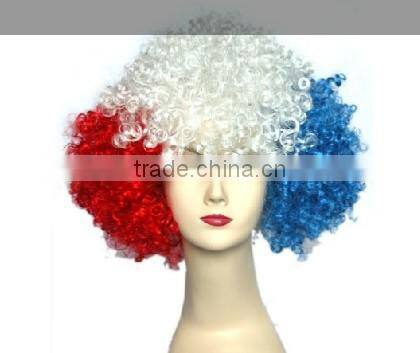 2014 new desig Poland Football Wig for Fan Supporters