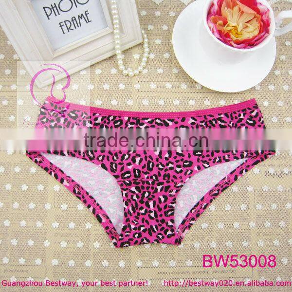 Sex photo of hot sale girls dresses fashion new sex cotton products leopard printing panty