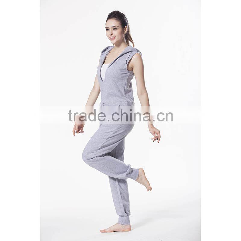 Latest design sleeveless onesie women jumpsuits and rompers