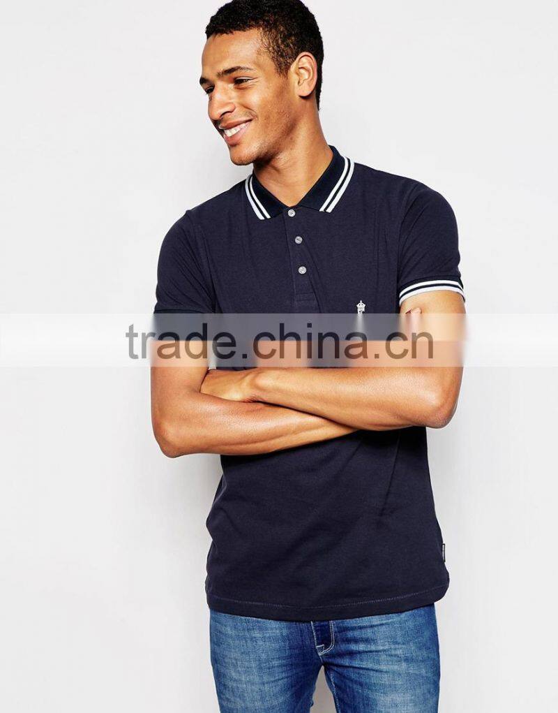 Tipped China Factory Wholesale Polo Shirt PS0118A