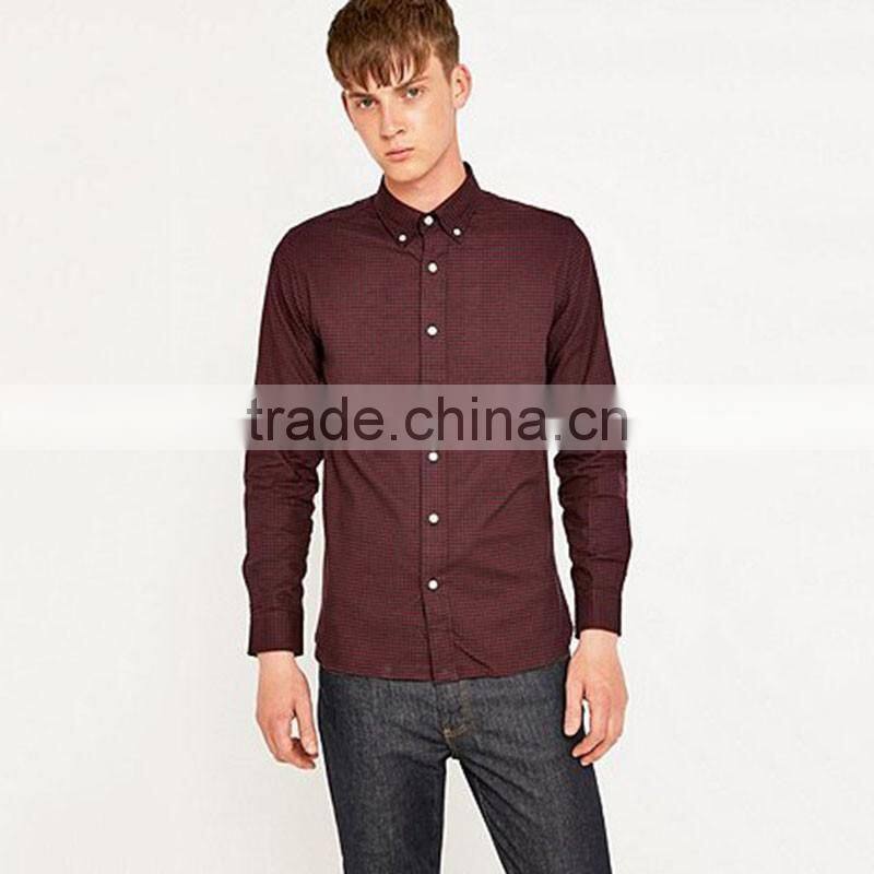 2016 latest shirt designs for men slim fit100 polyester mens dress shirts