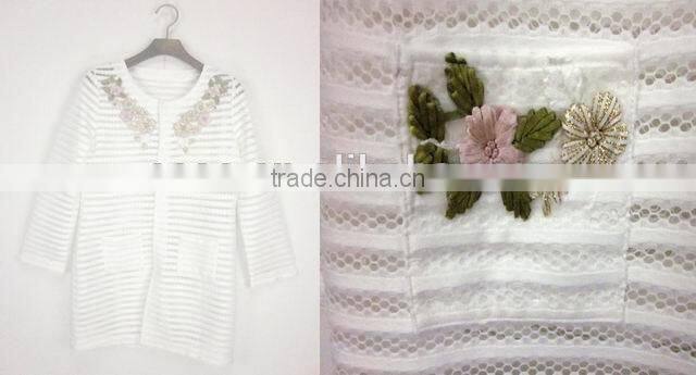 lady fashion hand crochet cardigan blouses