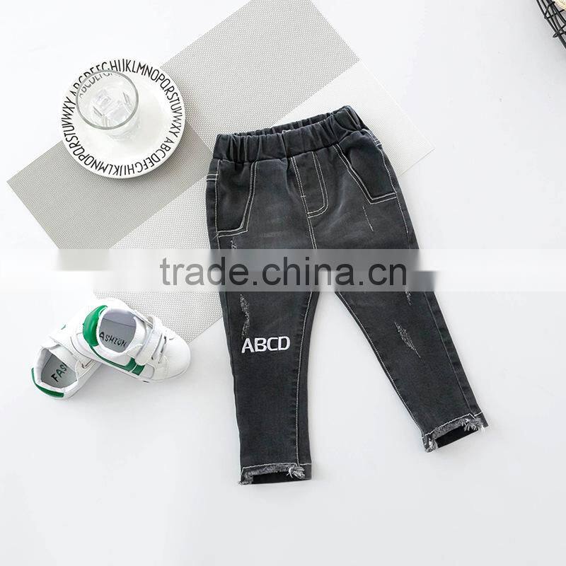 S17653A Children Trousers Korean Kids Clothes Boy Jeans