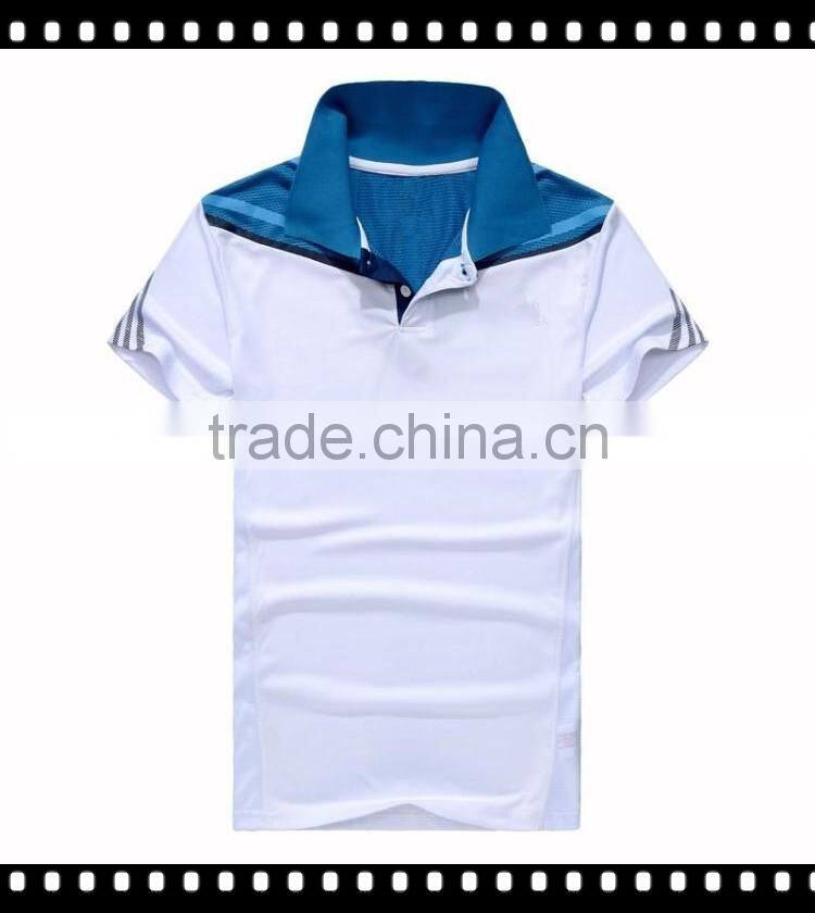New Design Mens Color Combination Polo Shirt 100% Cotton Wholesale China