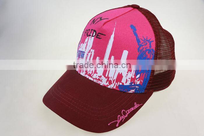 New design oem design baseball cap logo print