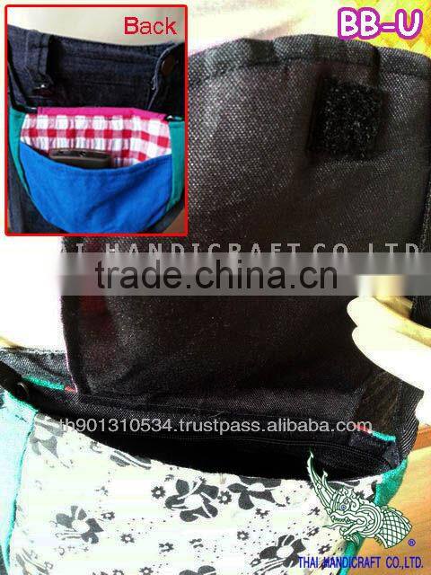 Thai Handmade shoulder bag Patchwork Fabric OWL