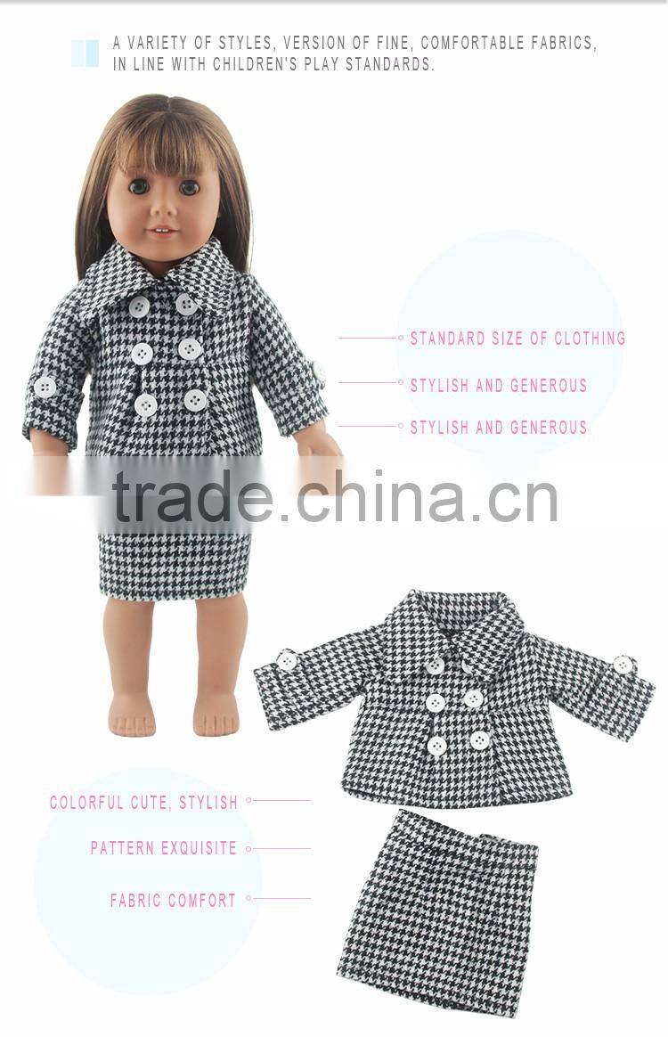 Custom 18 inch american girl woven doll office wear