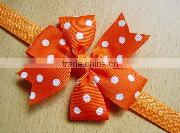 dot printed baby headband, fancy baby headbands