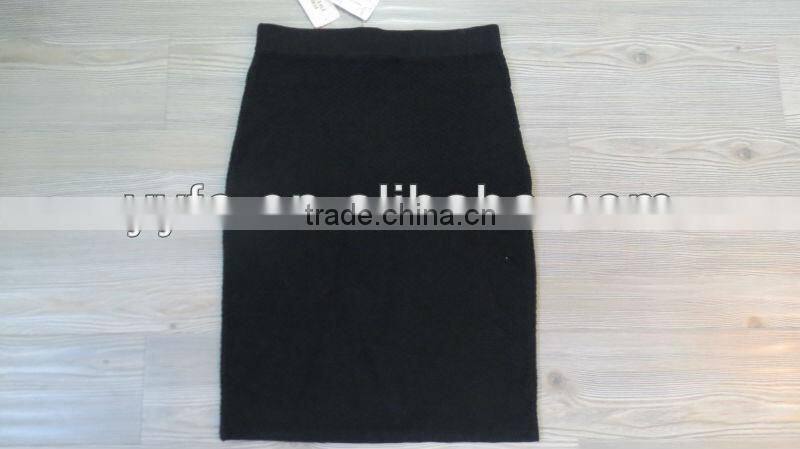 Black casual comfort knitted sweater