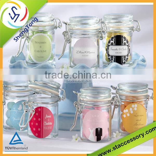 High quality glass jar with lid wholesale hot selling