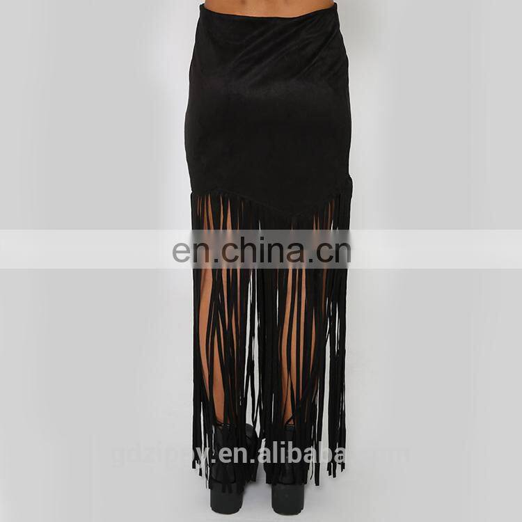 2015 new design clothes for women women skirt with tassels