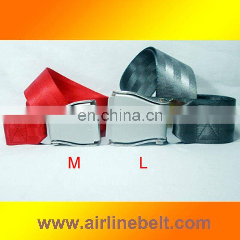 Airplane buckle heavy metal free belt