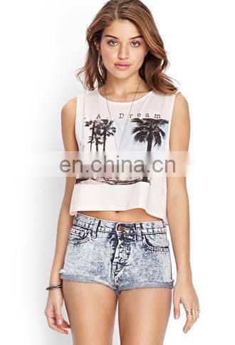 custom crop top women