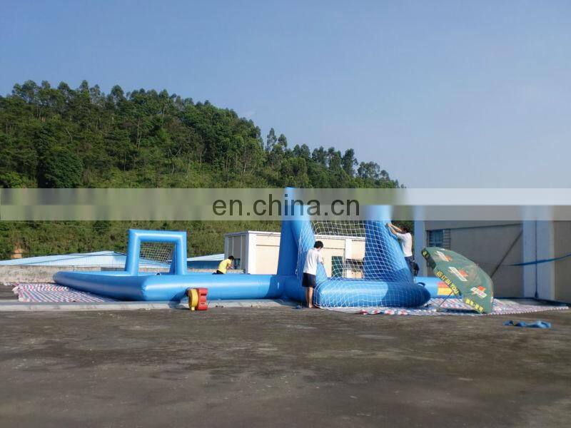 Airtight inflatable water football pitch