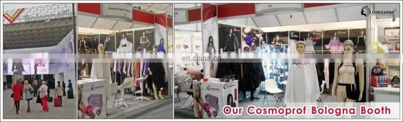 Blue color paddle brush, plastic round cushion hair brush