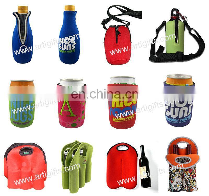 Wholesale custom neoprene 6 packs bottle beer cooler holder