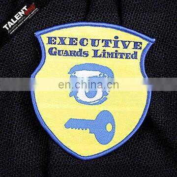 custom individual design weaving label patch woven badges for garment