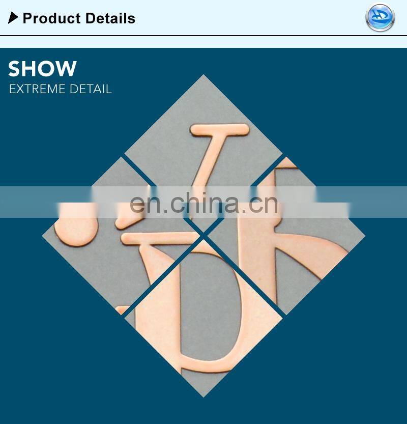 Locatable Rose Gold Nickel Foil Electroform Sticker