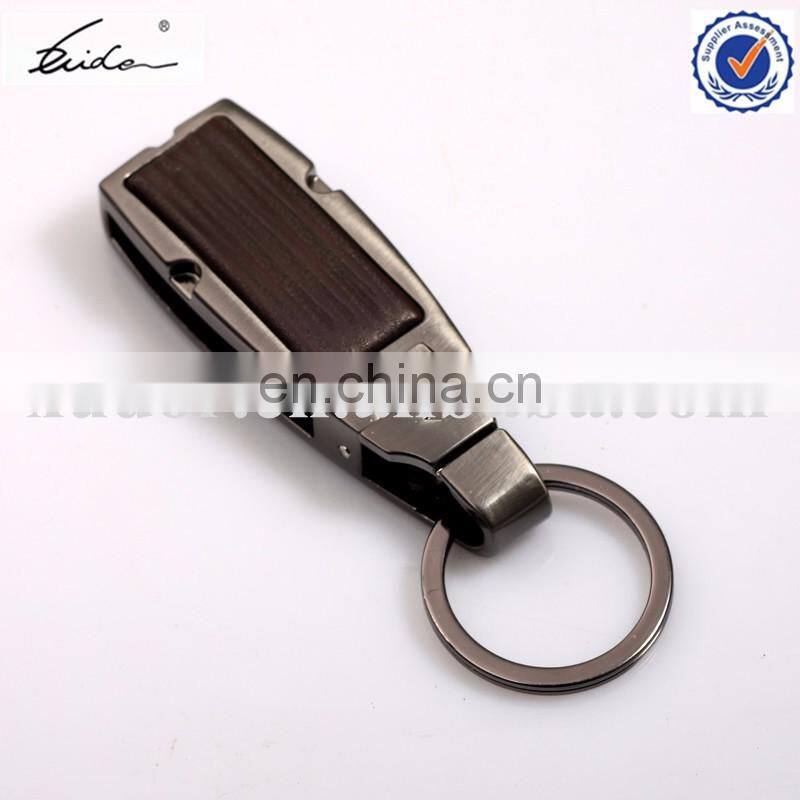 Wholesale Custom New Design handmade Metal Leather Keyring