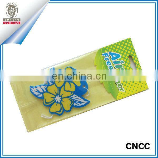 Car air freshener paper material auto air freshenr for decoration