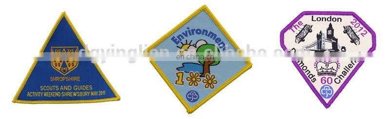 discount custom embroidery woven patches/badges