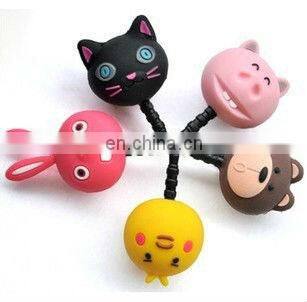 cheap cut dog haped earphone plug,Fashion earphone Dust Plug ,promotional cartoon earphone plug