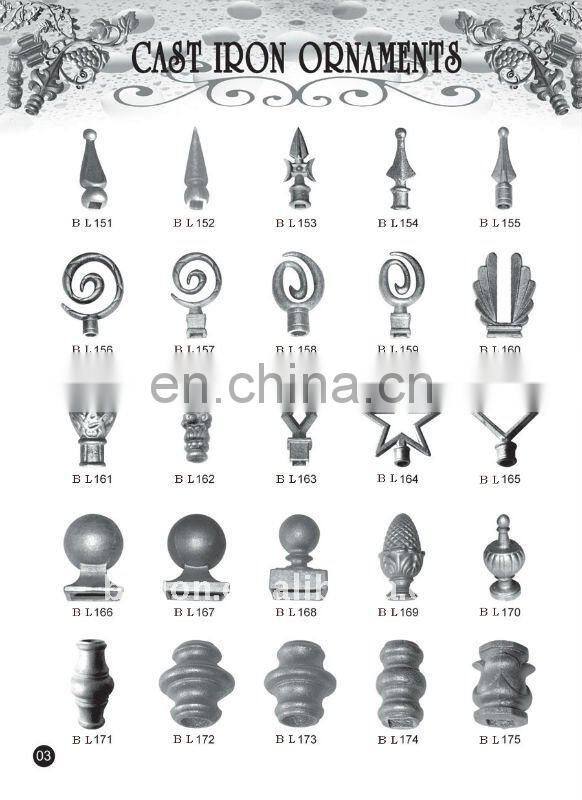 4130-weldable ornamental cast steel flowers producer hebei china