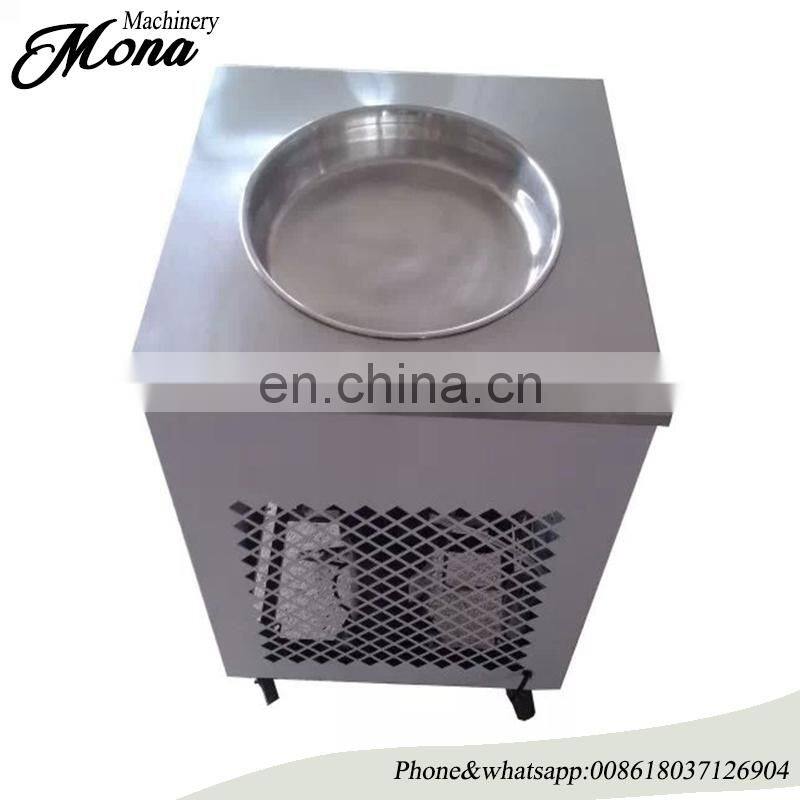 mona factory pan fried ice cream rolls machine|ice cream cold plate for ice cream roll making |ice cream roll maker