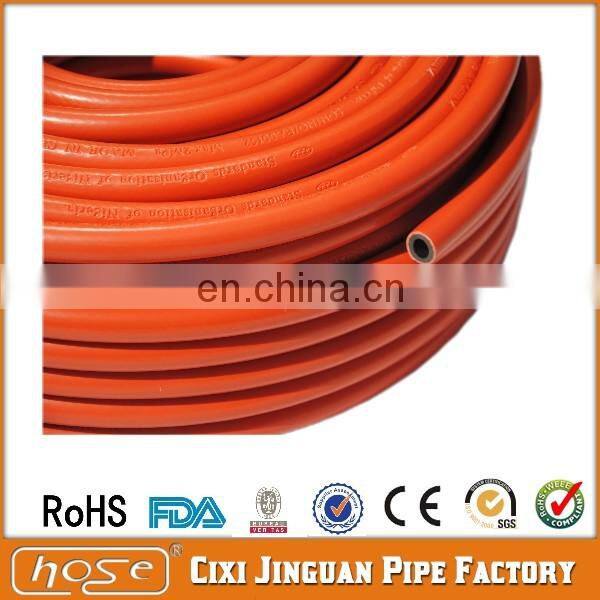 Orange Color Flexible Fuel PVC Hose Gas Pipe Manufacturers Mangueira De GAS