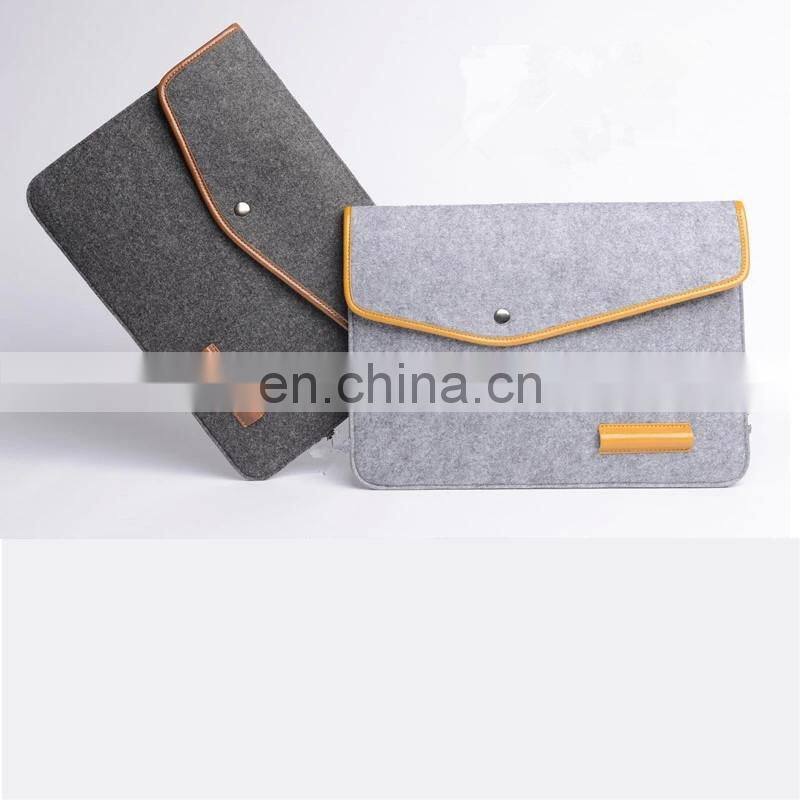 Multifunctional custom logo printing laptops bags envelope laptop felt notebook bag
