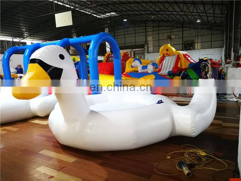 Children Floating Water Island Toys PVC Inflatable Duck Floating Island On Sale